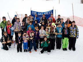 Participants in the Fairview Ski Hill Family Day Fun Races had a blast and many went home with trophies or medallions.