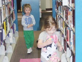 Family Literacy Day may have come and gone, but the Hanna Municipal Library extended the festivities along with the HLC Literacy Program to give out free memberships on Feb. 14, as well as a number of books. Kids enjoyed stories and games as well.