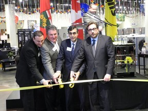 Leon's holds official opening for Brantford store on Wednesday, Feb. 20, 2013. (VINCENT BALL The Expositor)