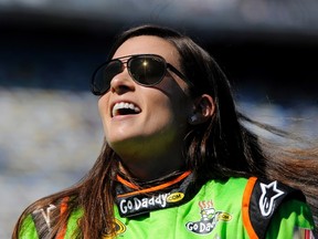 Danica Patrick is set to race against her beau Ricky Stenhouse Jr. at the Daytona 500 on Sunday. (Reuters)