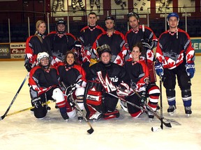 Kohut Electric won the mixed division at the Rotary Winter Carnival hockey tournament. Team members include Julie Hasse, Lori Croisier, Tara Brousseau, Rita Gaffney-Harvey, Morgan Vine, Kelly Dion, Brad Allen, Steve Harvey, Peter Schuessler and Dustin Roy.