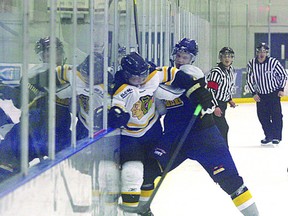 The Fort Saskatchewan Chiefs won their first game in provincial playdowns against the Stony Plain Eagles.
Photo by Aaron Taylor/Fort Saskatchewan Record/QMI Agency