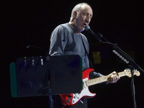 The Who's Pete Townshend performing at the Air Canada Centre in Toronto last November when the band came to town on their Quadrophenia tour. (Jack Boland/Toronto Sun)