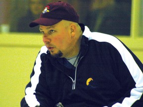 Wayne Ficek skips the local rink entered in the Northern Ontario Wheelchair Curling Championships being held in Kenora Feb. 22-24.
FILE PHOTO/Daily Miner and News