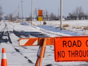 One woman is dead after being thrown from an ATV Saturday on McGregor Road, just north of LaSalle Line in Sarnia. TARA JEFFREY/THE OBSERVER/QMI AGENCY