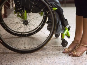 Mary McDowell runs a charity that collects used wheelchairs and sells them to those in need at the fraction of the cost of a new one.