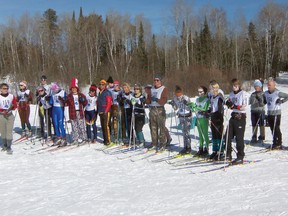 The 2013 Frank Symonds 10-kilometre Classic drew 30 competitors in youth and adult divisions under sunny skies and ideal trail conditions to Kenora Nordic Ski Trails at Mount Evergreen Ski area, Sunday, Feb. 24.
REG CLAYTON/Daily Miner and News