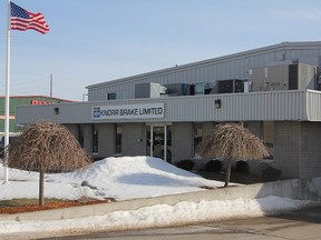 Knorr Brake Ltd. on Development Drive is shuttering its doors, putting 86 people out of work.
Michael Lea The Whig-Standard