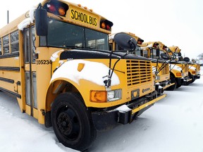 Bus service has been cancelled to local schools.