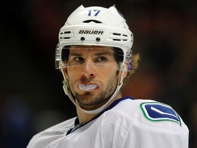 Vancouver Canucks' Ryan Kesler. (REUTERS)