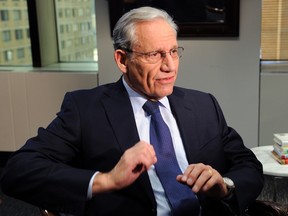 Bob Woodward speaks during an exclusive interview on ABC's World News with Diane Sawyer" about his  book, "The Price of Politics"  in New York in this handout supplied by ABC Sept.10, 2012. (REUTERS/Ida Astute/ABC/Handout )