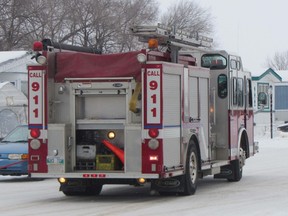 Portage emergency services responded to a fire on Drive Inn Rd. that saw a 10x12 structure catch fire. Severe damage was done to the building, and there are no injuries as a result of the fire. (FILE PHOTO)