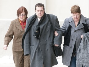 Christopher Gale, shown with his mother, Sheila Lundy, left, and aunt, Eileen Pressy. (CRAIG GLOVER, The London Free Press)