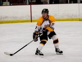 Soo Eagles forward Jared VanWormer will play Division 1, National Collegiate Athletic Association hockey at Ferris State in the fall.