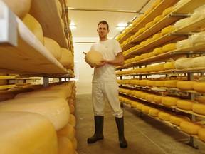 Shep Ysselstein is the owner of Gunn's HIll Artisan Cheese. His Five Brothers Cheese has been nominated as a finalist in the Dairy Farmers of Canada Canadian Cheese Grand Prix. HEATHER RIVERS/WOODSTOCK SENTINEL-REVIEW