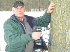 MONTE SONNENBERG Simcoe Reformer
Once the current cold snap is over, syrup producer Gary Watt of Waterford expects the sap will be running fast and furious in his sugar bush north of Simcoe.