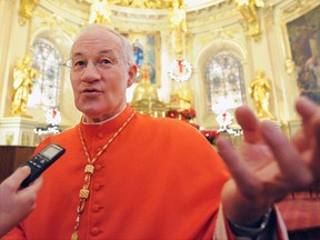 Quebec Cardinal Marc Ouellet. (QMI Agency files)