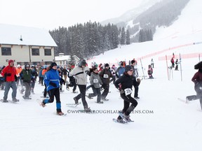 Snowshoe race