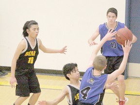 The Banff Community High School junior boys basketball team wrapped up their season with a fifth place finish at Zones over the weekend.
Jackie Gold/ QMI Agency