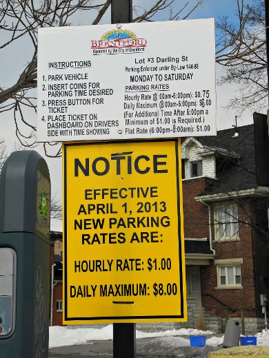 Parking lot fees are on way up Brantford Expositor