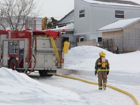 Twenty-three firefighters responded to a fire off of 7th Ave. on Monday morning. Suspected cause was a portable heater.