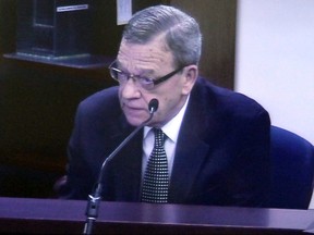 Engineer John Kadlec answering a question during day three of the Elliot Lake Inquiry on Wednesday.
Photo by: JORDAN ALLARD/OF THE STANDARD/QMI AGENCY