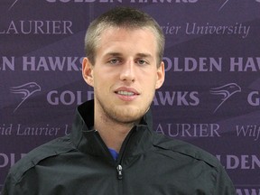 Laurier Golden Hawks all-Canadian basketball player Max Allin of Chatham. (Laurier Golden Hawks Photo)