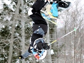 Freestyle skier Rylan Evans of Chatham won three titles at the provincial championships. (Contributed Photo)