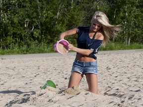 You can be this kind of smokin' on a provincial park beach, but no more lighting up, thanks to a new provincial law in 2014. Children's playgrounds will also become smoke-free zones. (BROOK JONES/QMI Agency)