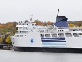 File photo of the Chi-Cheemaun ferry in Owen Sound.