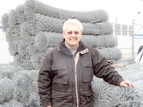 Ted Simpson, owner of Simpson's Fence in Chatham, Ontario has landed a number of large fencing contracts including a $1 million fencing job at the new regional jail on the outskirts of Windsor. Simpson's company also supplied fencing for the last G20 Summit in Ontario. Photo taken Thursday March 7, 2013. VICKI GOUGH/ THE CHATHAM DAILY NEWS/ QMI AGENCY