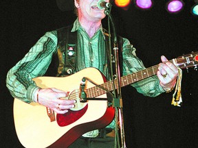 Stompin' Tom Connors in concert at the Archie Dillon Sportsplex in Timmins back in 1999.