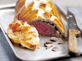 Prosciutto and Mushroom Beef Wellington. (Courtesy of The Kitchen Men cookbook, Whitecap)