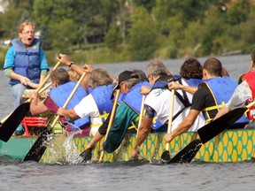 The Kenora Dragon Boat Festival was a popular event for the past decade, but with dwindling entries in the races and more importantly a volunteer base that can’t find someone to take over the event organization, the Kenora and Lake of the Woods Community Foundation’s board of directors has decided to pull the plug on the event.
FILE PHOTO/Daily Miner and News
