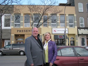 Marty and Pam Raaymakers are the current owners of 182 Front St. North where Sarnia's original Zellers opened 81 years ago. The property has been severed into three, now occupied by Presents and Norton Hairstyling on Front Street, and The Story on Christina Street. The Raaymakers lease to Norton Hairstyling and have created a three-bedroom condo on the second storey. CATHY DOBSON/ THE OBSERVER/ QMI AGENCY