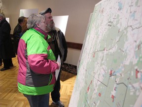 Close to 100 people showed up Friday afternoon in Kingston for the third in a series of public meetings about the proposed land claim agreement between the provincial and federal government and the Algonquins of Ontario. Attendees were able to speak with some of the negotiators and view maps of the proposed agreement lands.