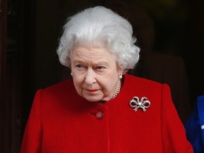 The Queen leaves King Edward VII Hospital in London on Monday after being admitted overnight for gastroenteritis. It was her first hospital stay in a decade.