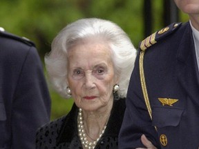 Princess Lilian of Sweden is seen in this September 19, 2003 file photo provided by Scanpix. (REUTERS/Fredrik Sandberg/Scanpix)