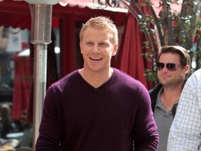Sean Lowe, The Bachelor, walks in Los Angeles. Josiah True/ WENN.com