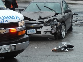 Collision Perry Street and Simcoe Street Woodstock