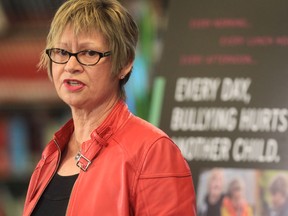 Manitoba’s Education Minister, Nancy Allan, introduced an anti-bullying action plan designed to make schools, the street and the internet safe and inclusive environments for students.  Allan made the announcement at College Garden City.
Tuesday, December 4, 2012.