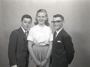 Do you know the names of these winners of an oratorical contest in March 1962?