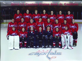 The Central Plains Junior Capitals win silver at the Midget AA provincials over the weekend. (Submitted photo)