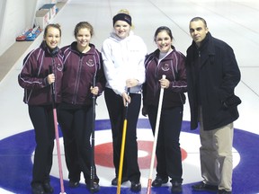 The Jeunesse-Nord curling team is made up of Hayley Horton, Samantha McCallum, Brittany Astles and Taylor McNally, and coached by Hassan Azzi.
Photo supplied