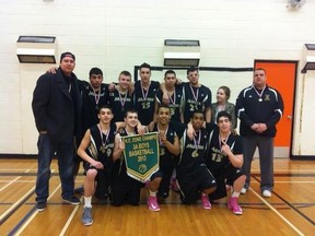 Fort McMurray Composite High Miners Boys basketball team are in Spruce Grove competing for the ASAA 3A championship.  SUPPLIED PHOTO