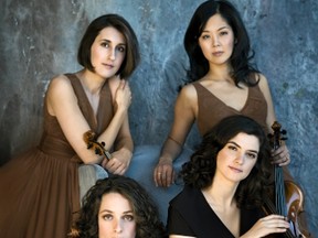Cecilia String Quartet plays St. Andrew's United Church on April 6.