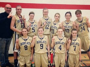 The Bow Valley Bobcats claimed top place in a Sundre tournament, Feb. 2.