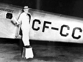 Submitted photo
Then transport minister C.D. Howe, is shown here about to embark on the first Canadian dawn-to-dusk transcontinental flight on July 30, 1937. Howe played a key role in maintaining Canada’s war effort. In 1940, he campaigned in Pembroke for North Renfrew MP Ralph Melville Warren.