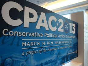 Attendees make their way into the Conservative Political Action Conference (CPAC) at National Harbor, Maryland March 14, 2013. 
REUTERS/Kevin Lamarque