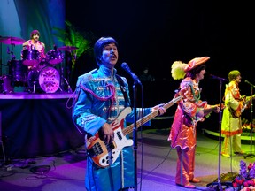 The Beatles Tribute Rain played on Broadway for 10 months and is coming to Kingston’s K-Rock Centre on March 19. The show features 28
songs that encompass the Beatle’s career starting with the band’s appearance on the Ed Sullican show in 1963 until their breakup in 1970.